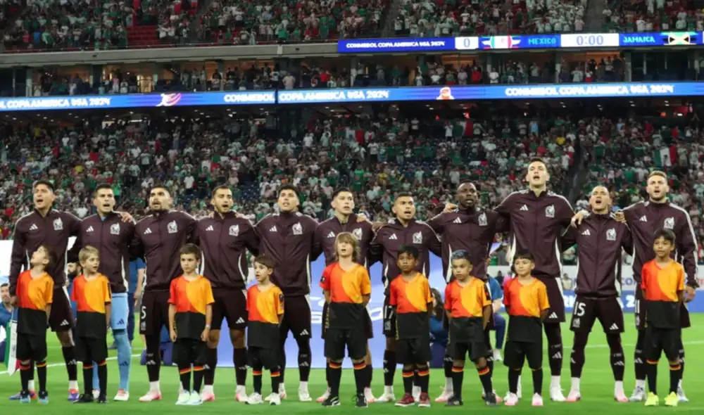 Este fue el equipo titular de México en su primer partido de la Copa América 2024. Foto: AFP
