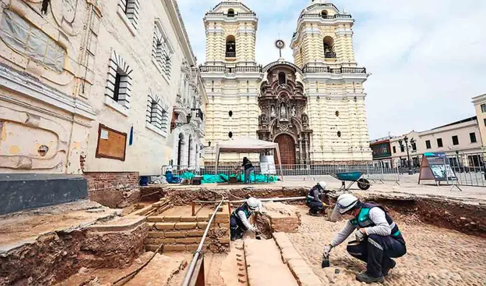 A pesar de la aprobación del Ministerio de Cultura a las obras en la plazuela San Francisco, las autoridades aún no han determinado si los trabajos continuarán. Foto: Andina