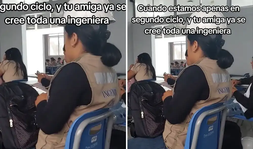 "La seguridad ante todo", comentaron usuarios en clip viral. Foto: composición LR/ TikTok "La seguridad ante todo", comentaron usuarios en clip viral. Foto: composición LR/ TikTok