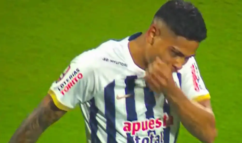 Jeriel de Santis convirtió su primer gol con la camiseta de Alianza Lima. Foto: captura/Zapping Sports