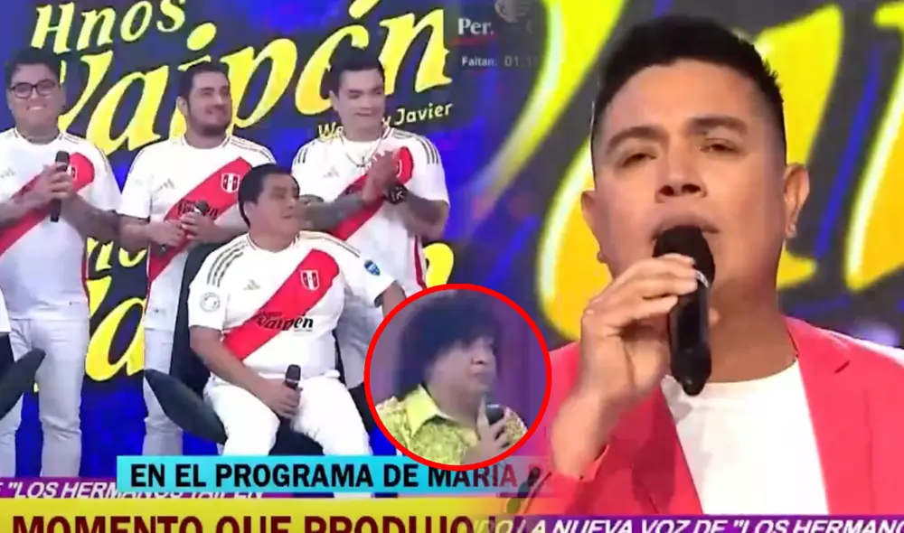 Leonard León sorprendió a los Hermanos Yaipén en programa de TV. Foto: composición LR/América TV