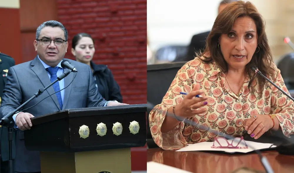 El ministro del Interior, Juan José Santivañez, se reunió este miércoles con el contralor Nelson Shack para abordar los fondos que percibe la Diviac. Foto: composición La República. El ministro del Interior, Juan José Santivañez, se reunió este miércoles con el contralor Nelson Shack para abordar los fondos que percibe la Diviac. Foto: composición La República.