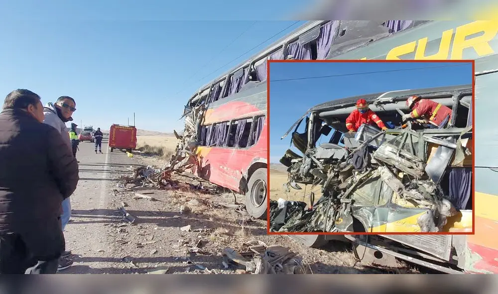 Puno. Accidente de tránsito en la carretera Juliaca - Ayaviri es investigada por la Policía. Foto: composición LR/Cinthia Álvarez/La República