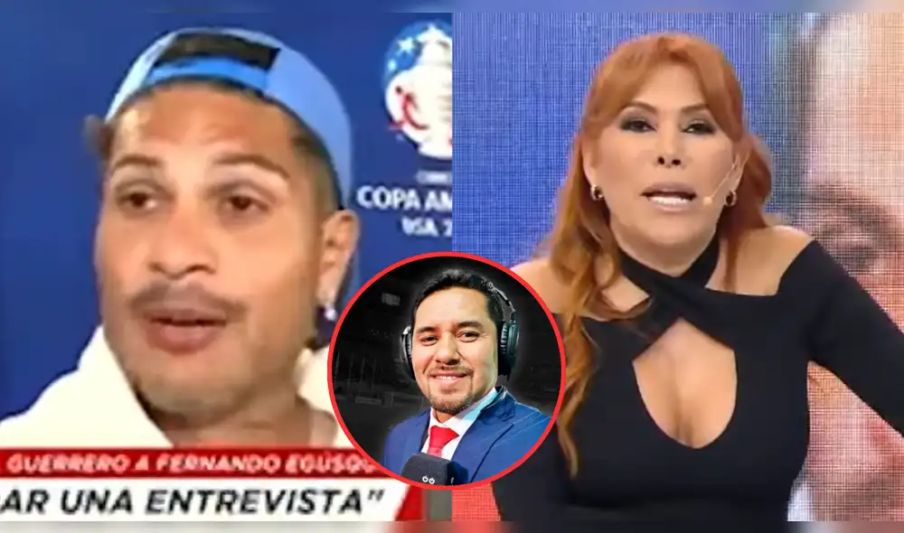 Magaly Medina se pronuncia tras actitud de Paolo Guerrero. Foto: Composición LR/Latina tv/Captura de pantalla Magaly Medina se pronuncia tras actitud de Paolo Guerrero. Foto: Composición LR/Latina tv/Captura de pantalla