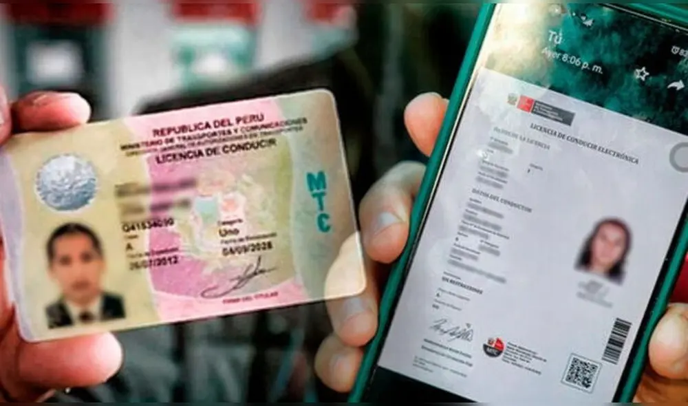 La licencia de conducir es entregada por el MTC. Foto: Andina