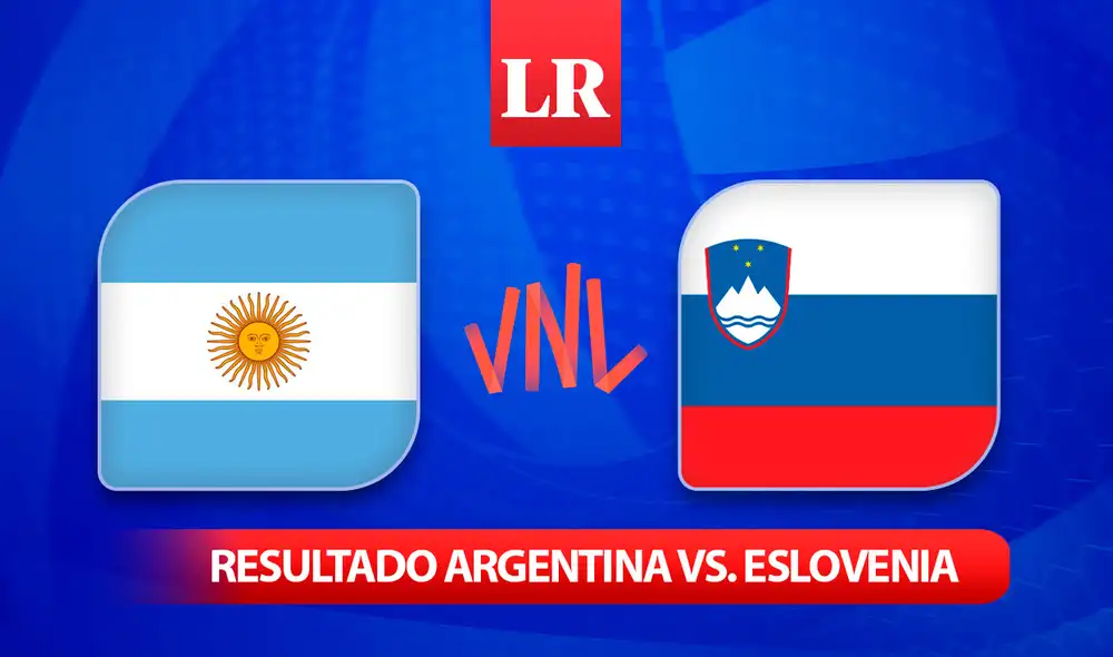 Argentina, de ganarle a Eslovenia, estaría asegurando su presencia en las semifinales de la VNL 2024 masculina. Foto: composición LR