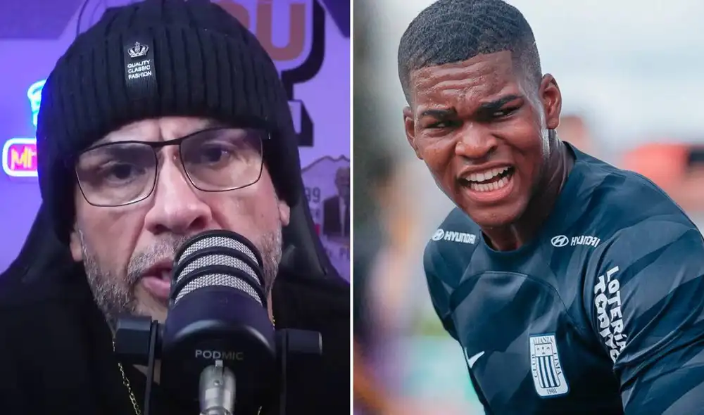 Mr. Peet fue el encargado de narrar el Alianza Lima vs. Bolívar. Foto: composición LR/captura de 'Madrugol'