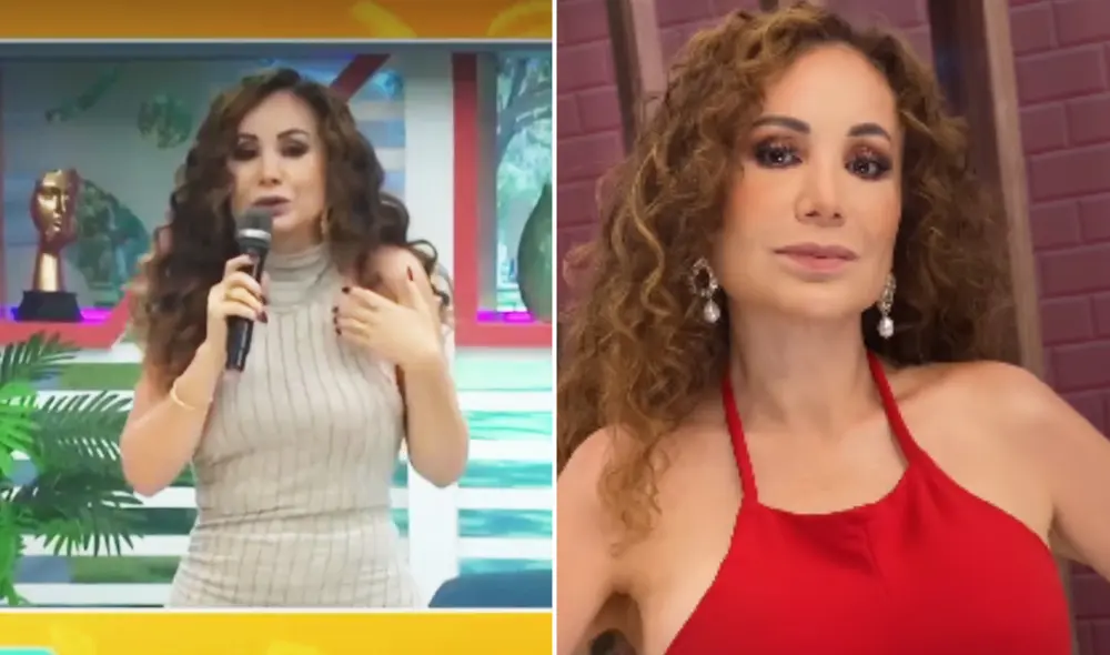 Janet Barboza sorprendió a sus compañeros de 'América hoy' con sus declaraciones. Foto: composición LR/América TV