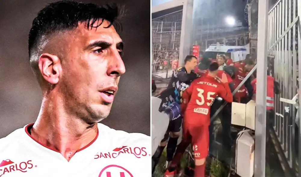 Diego Dorregaray fue uno de los jugadores presentes en el amistoso ante Colo Colo. Foto: Composición LR/Liga 1/Captura-Hinchada Crema(X)