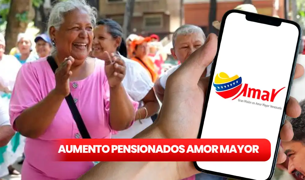 Se viene un nuevo pago para los pensionados de Amor Mayor en Venezuela 2024. Foto: composición LR/GOBVE.