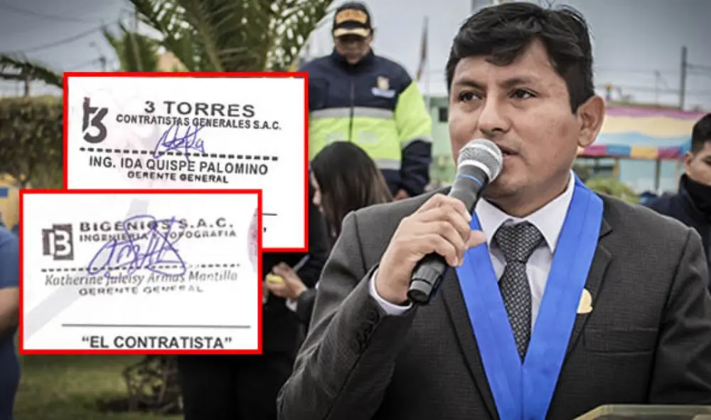 Alfredo Crisóstomo Suárez, alcalde de Túpac Amaru Inca. Investigan contratos con las empresas 3 Torres Contratistas Generales y Bigenios. (Foto composición: La República) Alfredo Crisóstomo Suárez, alcalde de Túpac Amaru Inca. Investigan contratos con las empresas 3 Torres Contratistas Generales y Bigenios. (Foto composición: La República)