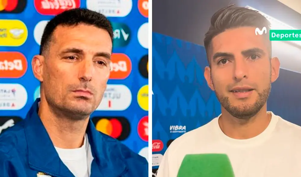 Carlos Zambrano comparó el equipo de Argentina con el de Brasil. Foto: composición LR/AFP/captura de Movistar Deportes Carlos Zambrano comparó el equipo de Argentina con el de Brasil. Foto: composición LR/AFP/captura de Movistar Deportes
