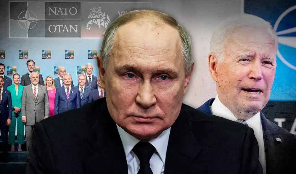 No es la primera vez que el presidente ruso amenaza a Estados Unidos. Foto: composición LR/OTAN/CNN No es la primera vez que el presidente ruso amenaza a Estados Unidos. Foto: composición LR/OTAN/CNN