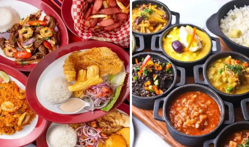 Perú tiene una gastronomía muy variada. Foto: composición LR/ DePaseoPeru/ Quora Perú tiene una gastronomía muy variada. Foto: composición LR/ DePaseoPeru/ Quora