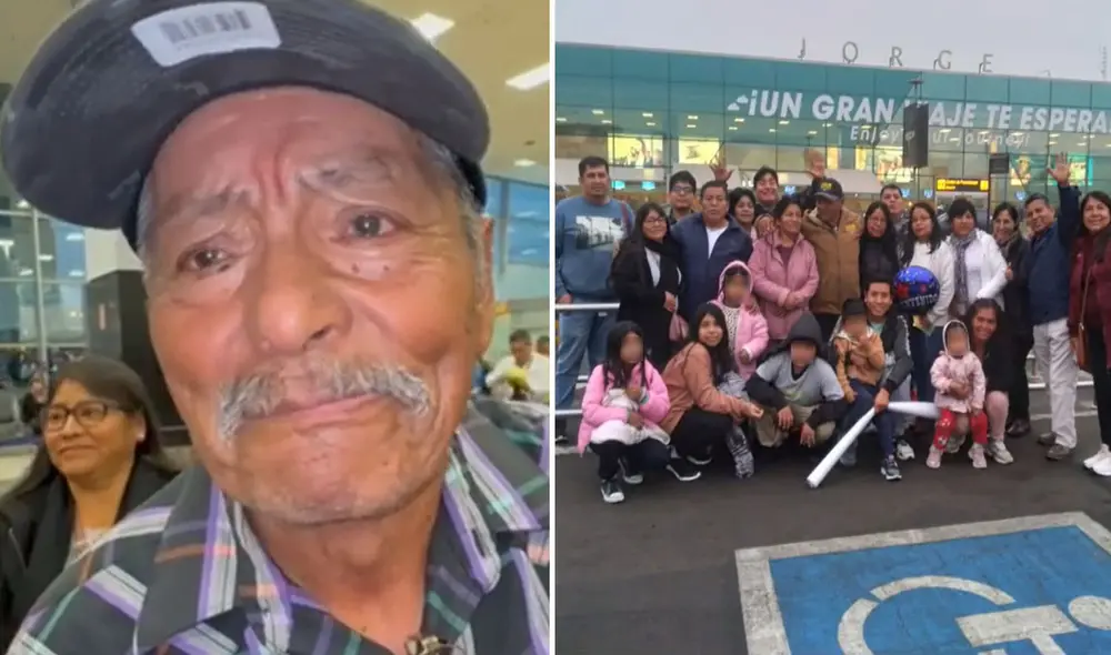 "La suerte me está cambiando", resaltó adulto mayor en Lima. Foto: composición LR/ Latina/ TikTok