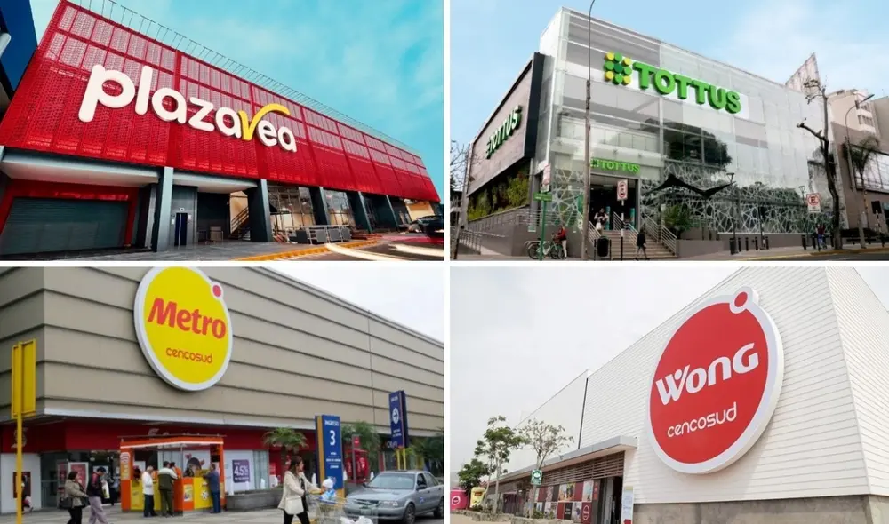 Averigua los horarios de atención de Plaza Vea, Tottus, Metro, Wong y otros supermercados durante el feriado del 29 de junio. Foto: composición LR/Andina Averigua los horarios de atención de Plaza Vea, Tottus, Metro, Wong y otros supermercados durante el feriado del 29 de junio. Foto: composición LR/Andina