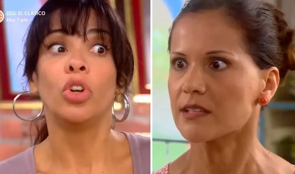 'Charito' tuvo varios enfrentamientos con 'Reina' en 'Al fondo hay sitio'. Foto: Composición LR Captura/América Televisión