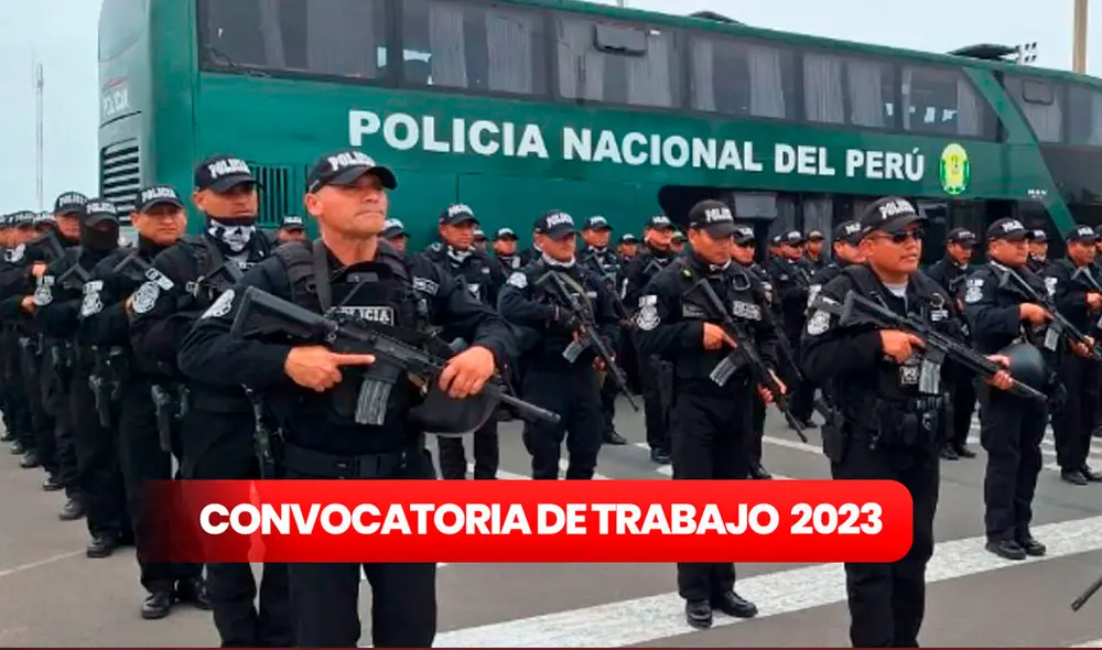 El plazo para postular es hasta el 10 de julio Foto: PNP El plazo para postular es hasta el 10 de julio Foto: PNP