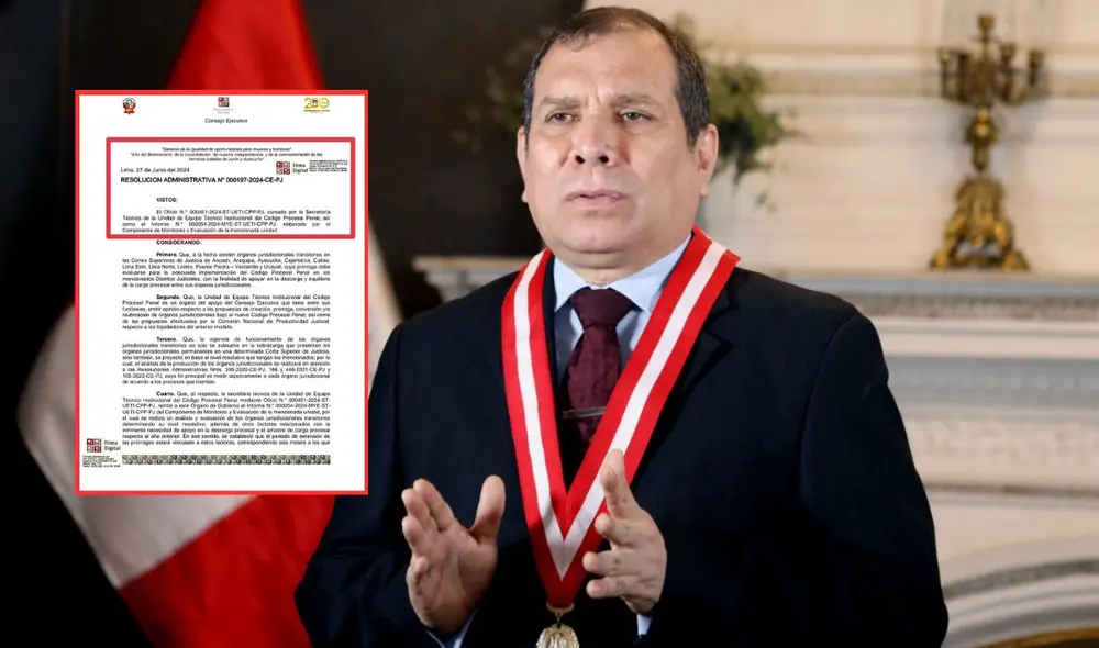 Javier Arévalo fue quien ordenó que se distribuyan casos a salas que no están especializadas en derechos humanos. Foto: composición LR