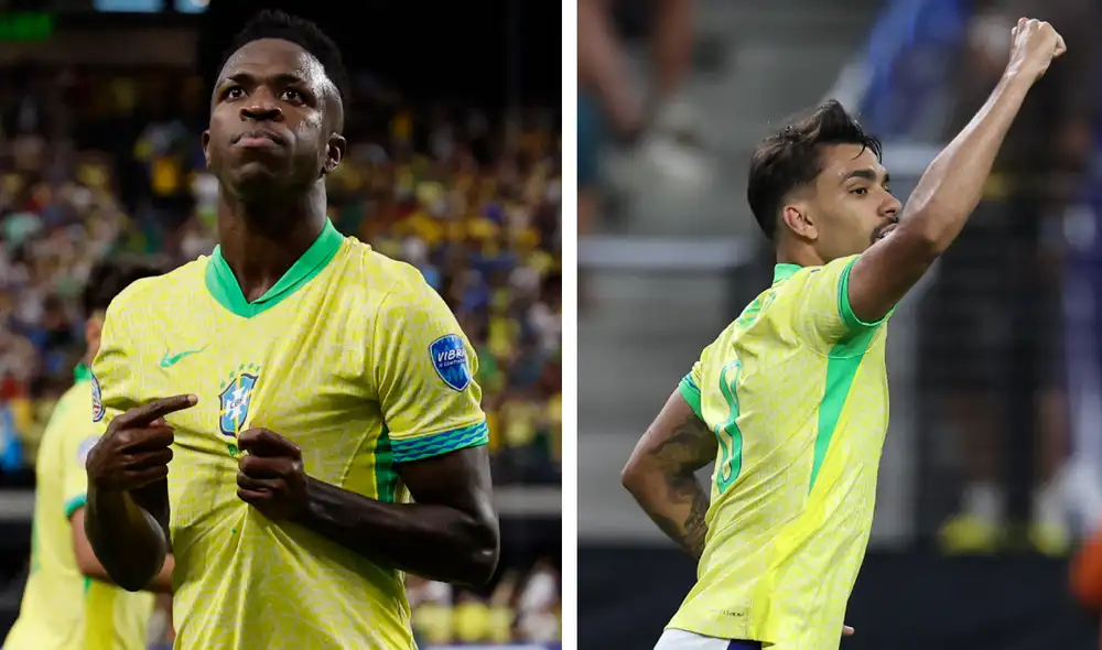 Brasil aplastó a Paraguay y está con un pie y medio en cuartos de final. Foto: composición LR/Conmebol Copa América/X