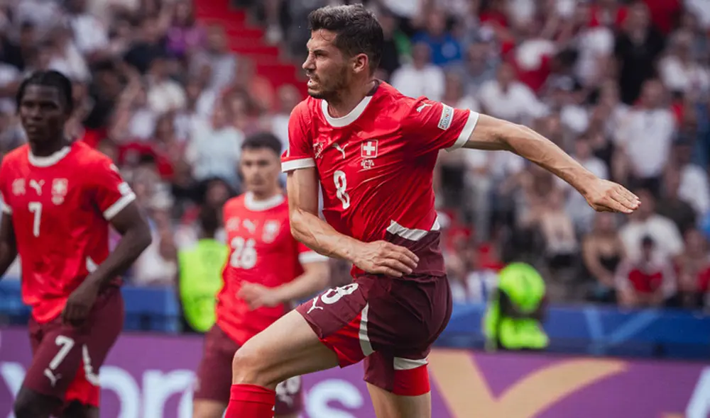 Suiza dominó durante los 90 minutos a Italia. Foto: UEFA EURO 2024 Suiza dominó durante los 90 minutos a Italia. Foto: UEFA EURO 2024