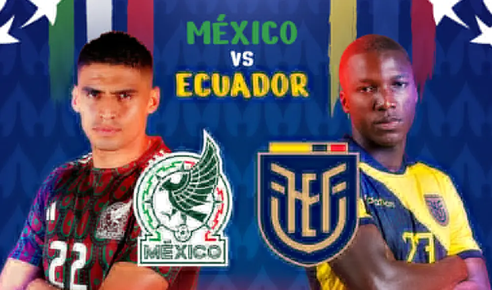 Ecuador y México registran 3 puntos y comparten el segundo lugar del grupo B. Foto: El Canal del Fútbol