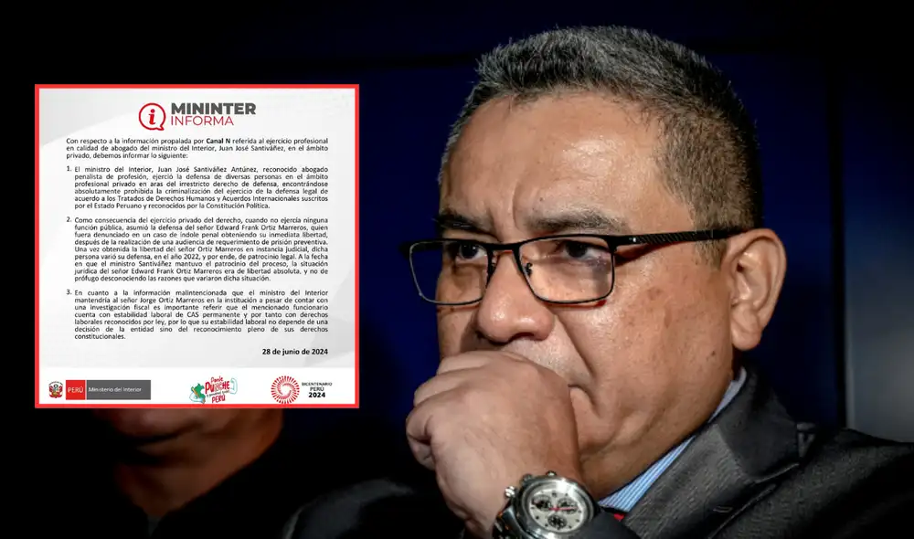 Cuenta oficial de X del Ministerio del Interior cuestionó reportaje emitido por Canal N. Foto: composición LR- Mininter. Cuenta oficial de X del Ministerio del Interior cuestionó reportaje emitido por Canal N. Foto: composición LR- Mininter.