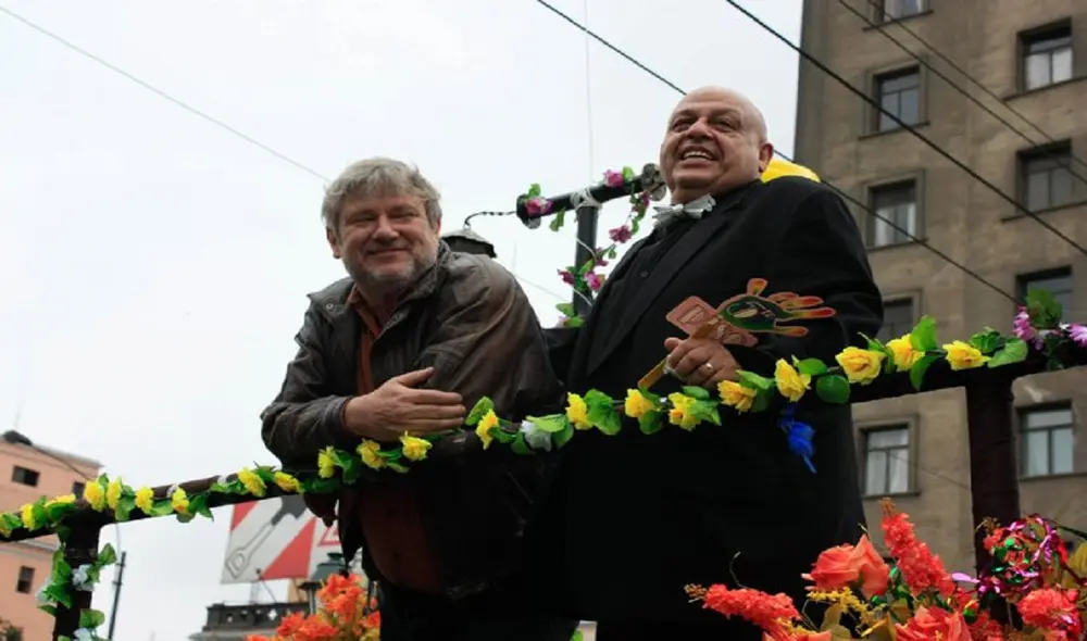 Juan Carlos Ferrando organizó  la primera Marcha del Orgullo en 2002,  a pedido del MHOL. Foto: Archivo La República