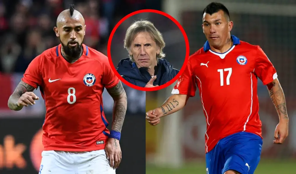 Vidal y Medel no fueron convocados por Gareca para la Copa América. Foto: composición GLR.