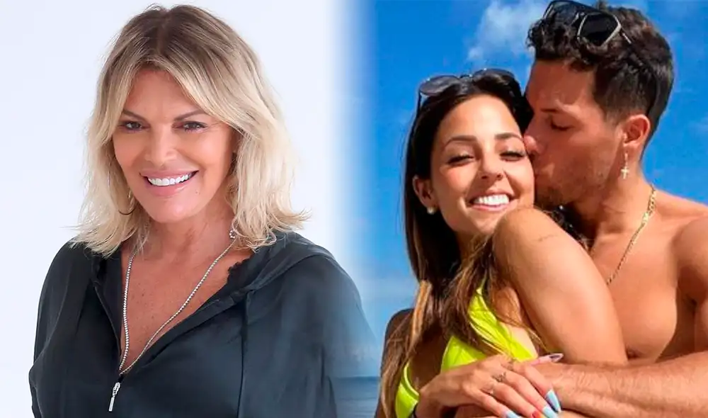 Jessica Newton responde a los rumores de ruptura de Luciana Fuster con Patricio Parodi. Foto: composición LR/Jessica Newton Instagram/Patricio Parodi Facebook