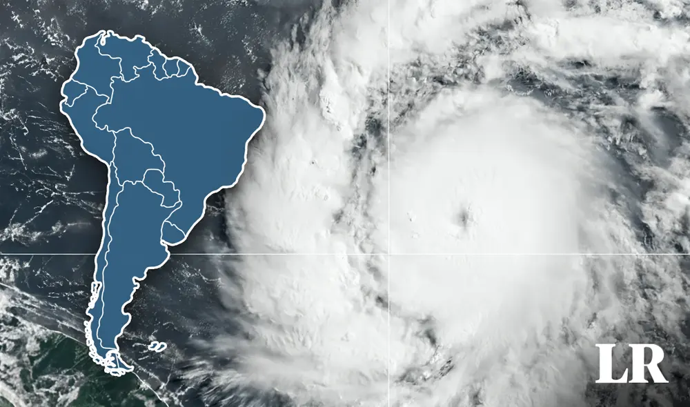 Beryl se fortaleció rápidamente hasta convertirse en un huracán de categoría 3 con vientos máximos sostenidos de 185 km/h (115 mph). Foto: composición de Fabrizio Oviedo/LR/NHC/Freepik. Beryl se fortaleció rápidamente hasta convertirse en un huracán de categoría 3 con vientos máximos sostenidos de 185 km/h (115 mph). Foto: composición de Fabrizio Oviedo/LR/NHC/Freepik.