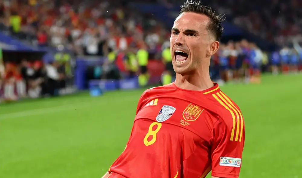 Fabian Ruiz anotó en la victoria de España sobre Georgia por la Eurocopa 2024. Foto: UEFA