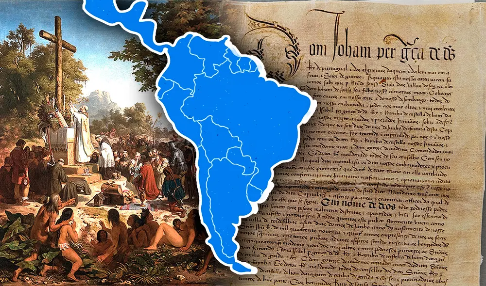 En este país de  América Latina no se habla español debido al Tratado de Tordesillas firmado en 1494. Foto: Composición LR/La Razón/Wikimedia Commons.
