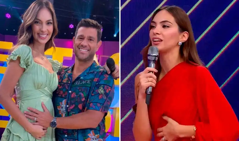 Natalie Vértiz sorprendió en la última emisión de Estás en Todas. Foto: composición LR/captura de 'Estás en Todas'