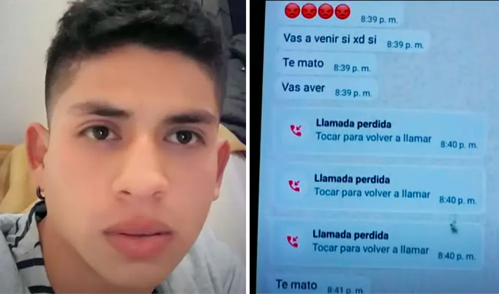 Un disparo en el tórax por la Policía evitó que Brayan Marchán Zubiaga termine atentando contra la vida de su propio padre. Foto: captura Latina TV Un disparo en el tórax por la Policía evitó que Brayan Marchán Zubiaga termine atentando contra la vida de su propio padre. Foto: captura Latina TV