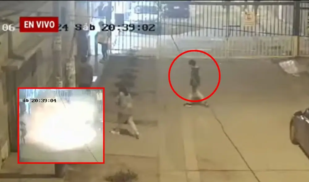 Un menor fue impactado por la explosión de una estación eléctrica subterránea. Foto: Latina