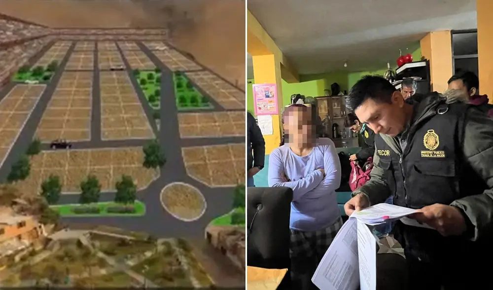 Detienen a la mitad de la banda criminal "La Reina de los Portales", dedicada al tráfico de terrenos. Foto: América