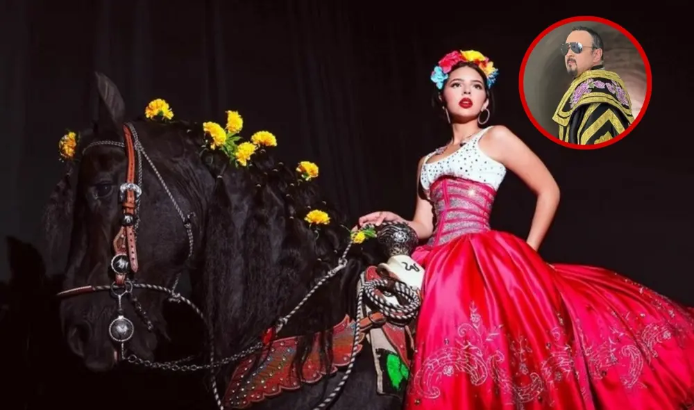 Ángela Aguilar se reencuentra con su padre Pepe Aguilar en concierto. Foto: composición LR Ángela Aguilar se reencuentra con su padre Pepe Aguilar en concierto. Foto: composición LR