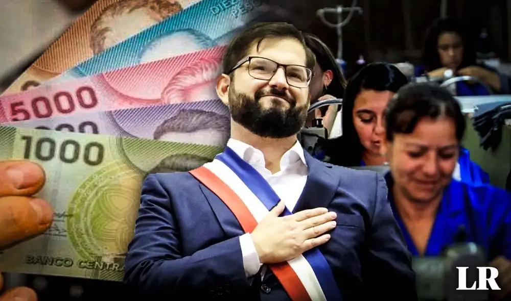 El Gobierno de Gabriel Boric realizó un nuevo incremento el sueldo mínimo en Chile. Este es el monto a recibir, desde julio del 2024.Foto: composición LR/Celag