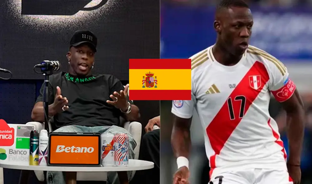 Advíncula tiene la nacionalidad española desde este año. Foto: composición LR/captura de YouTube/'Enfocados'/difusión Advíncula tiene la nacionalidad española desde este año. Foto: composición LR/captura de YouTube/'Enfocados'/difusión