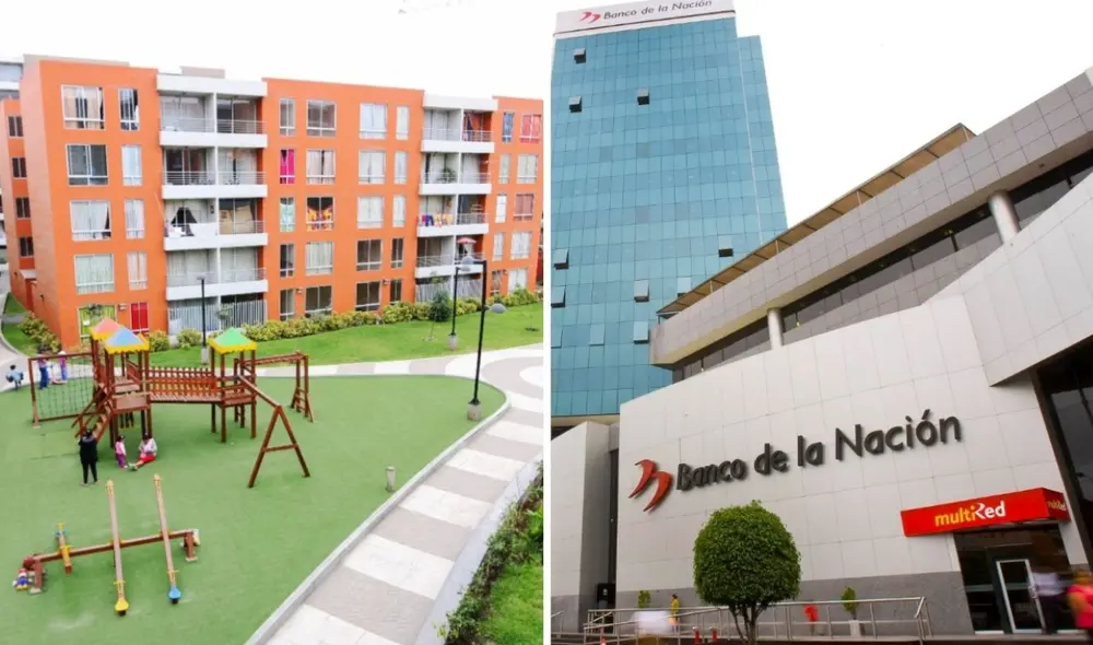 El Banco de la Nación puede financiar hasta el 90% del valor de la venta del inmueble o del valor comercial de tasación. Foto: composición LR/Andina