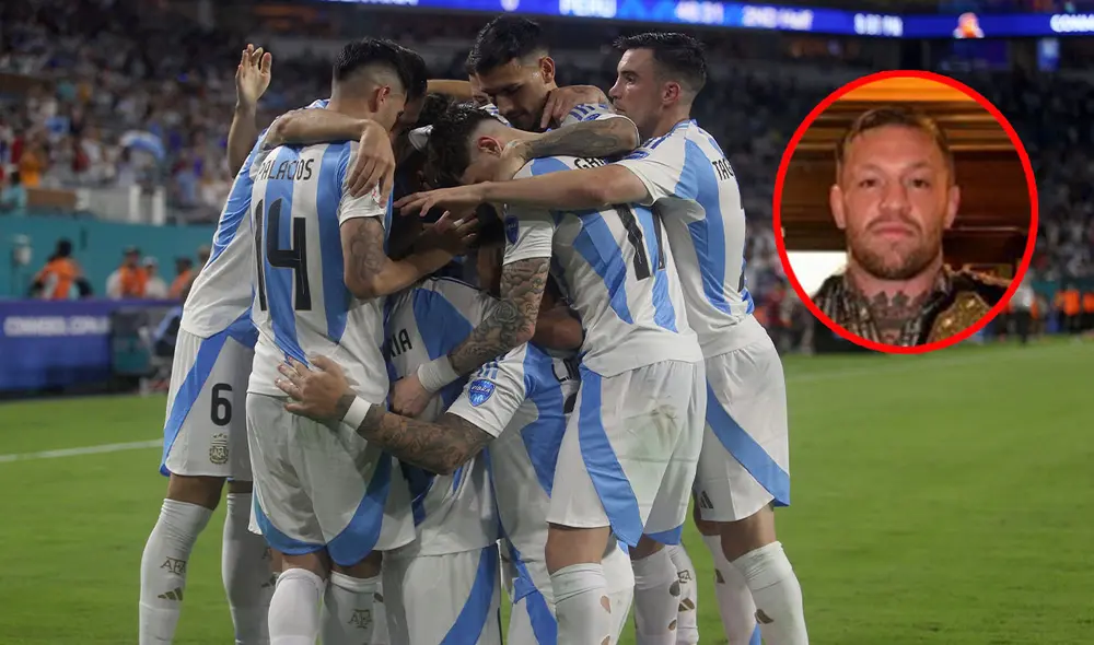 McGregor le tiene fe a Argentina en esta Copa América. Foto: composición/Selección Argentina/Conor McGregor/X McGregor le tiene fe a Argentina en esta Copa América. Foto: composición/Selección Argentina/Conor McGregor/X
