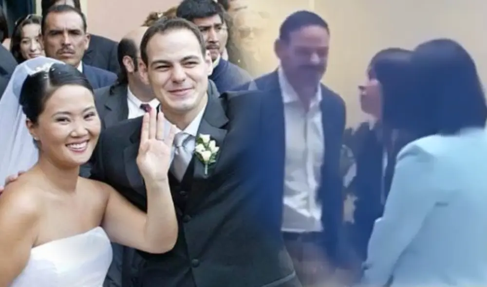 Keiko Fujimori y Mark Vito contrajeron matrimonio en 2004. Foto: composición LR/captura de pantalla/panamericana tv/difusión Keiko Fujimori y Mark Vito contrajeron matrimonio en 2004. Foto: composición LR/captura de pantalla/panamericana tv/difusión