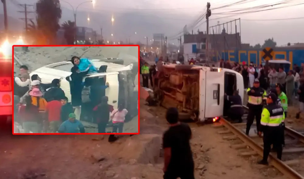 Cámaras de seguridad registraron el preciso instante del accidente vehicular. Foto: Municipalidad de Ate