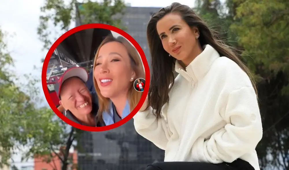 Emotivo encuentro: Mariazel sale a las calles para apoyar a mujer conmovida por su historia en TikTok. Foto: Instagram mariazelzel / composición LR