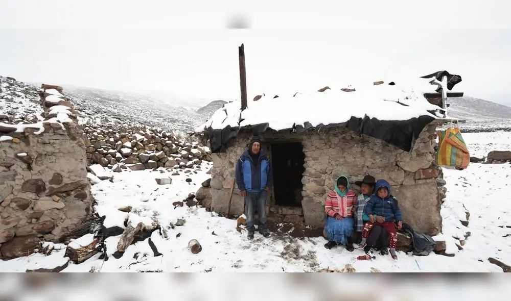 vulnerables. Las bajas temperaturas se agudizarán este mes. Los más expuestos son los habitantes de la sierra alta.