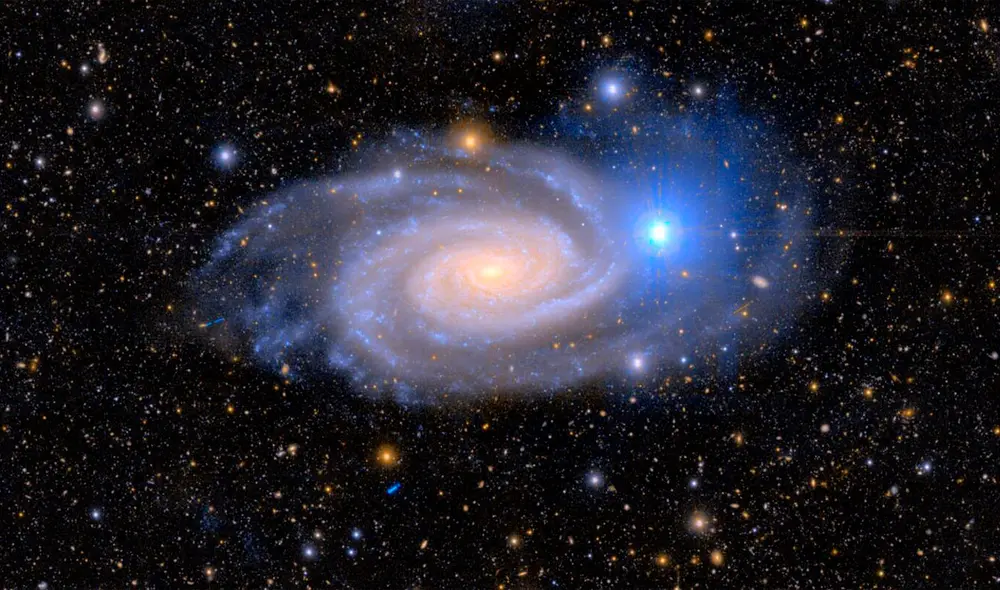 Los astrónomos han descubierto 2 nuevas galaxias satélite en las proximidades de la Vía Láctea. Foto: NAO/Europa Press