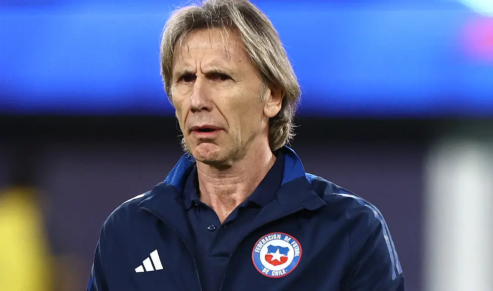 Ricardo Gareca fue autocrítico tras eliminación de Chile en la Copa América 2024. Foto: AFP
