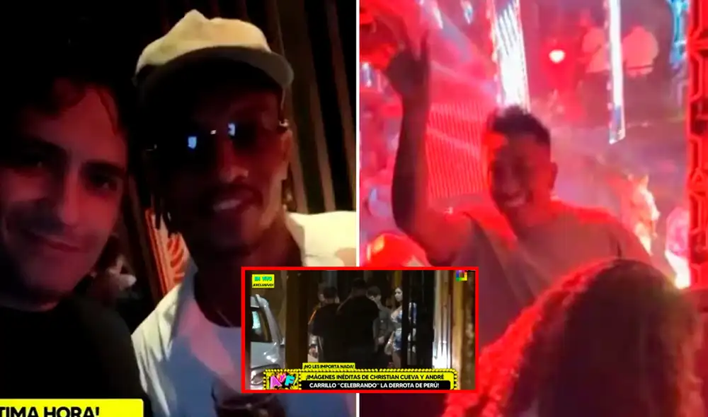 Christian Cueva y André Carrillo estuvieron de 'juerga' tras eliminación de Perú. Foto: Composición LR Captura/'Amor y Fuego'