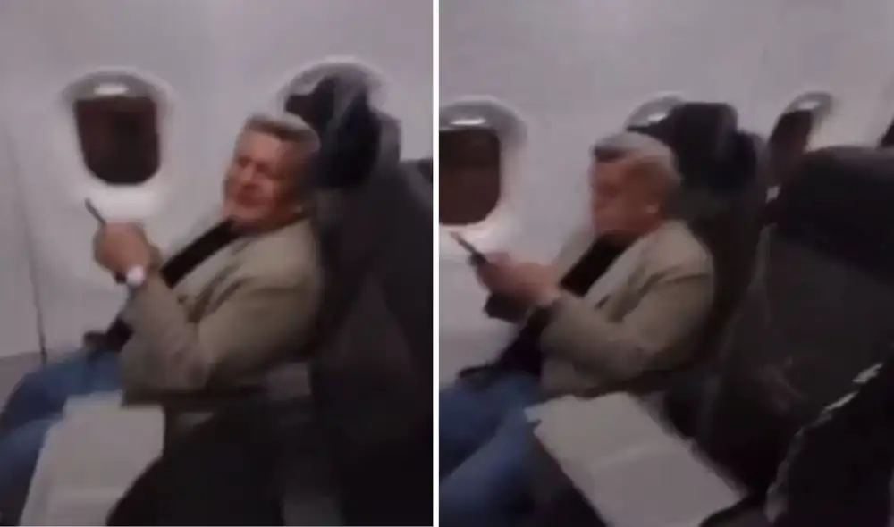 El gobernador regional de Trujillo solo atinó a sonreír al ser increpado por el ciudadano. Foto: composición LR El gobernador regional de Trujillo solo atinó a sonreír al ser increpado por el ciudadano. Foto: composición LR